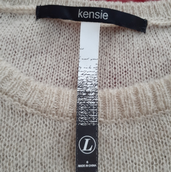 Kensie intarsia Deer sweater - Picture 3 of 4